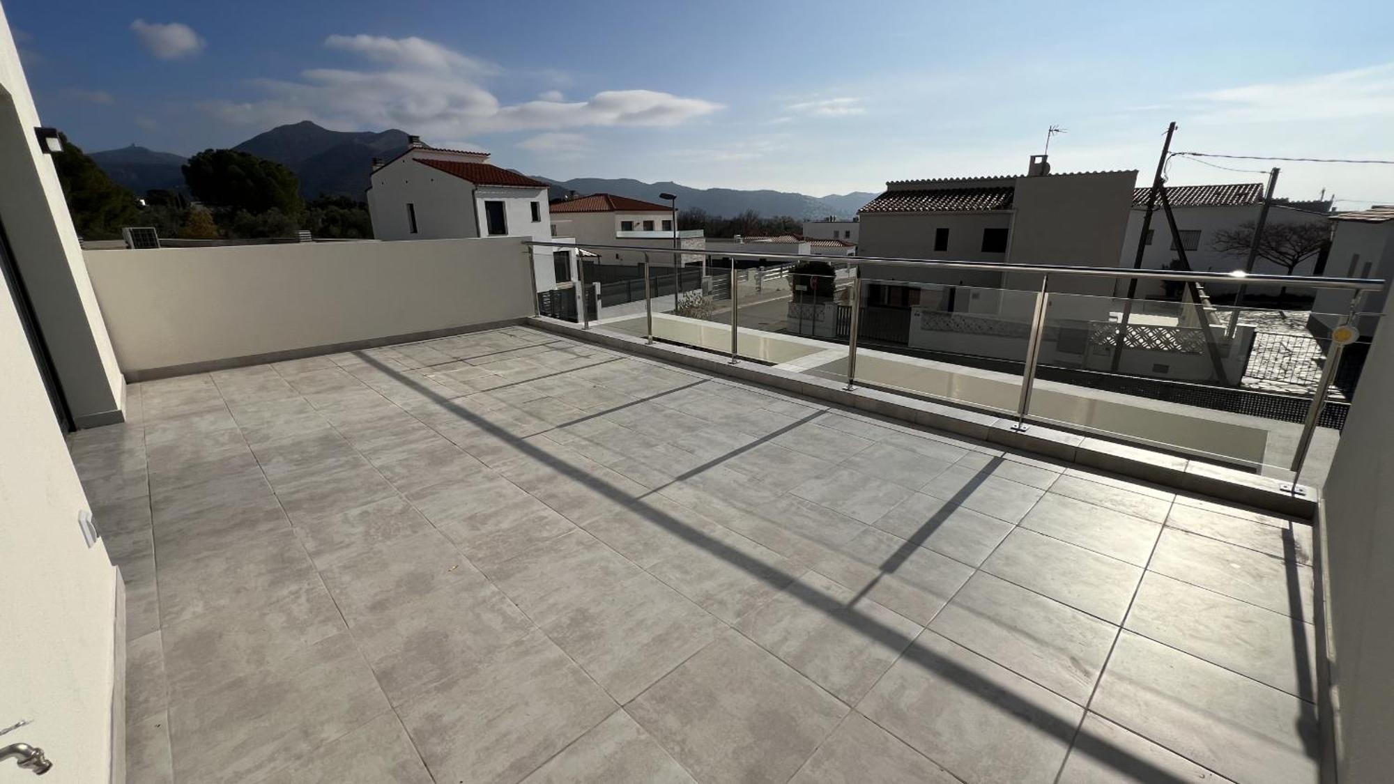 Casa Moderna Roses Con Piscina Y Jardin Mas Bosca, Roses Villa Palau Saverdera Bagian luar foto